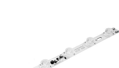 Channel Modul, edge lit, 5 x 3535 LED, 15x45°, 4000K, CRI >80