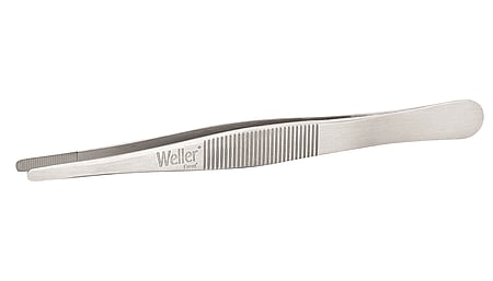 Tweezers with large, flat, round tips