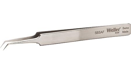 Precision tweezers, 30° curved, relieved