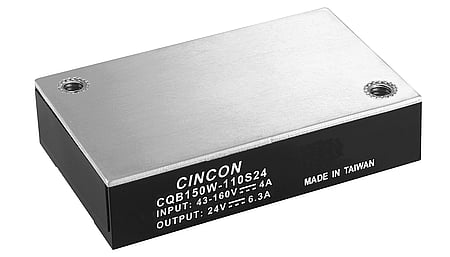 150W DC/DC-Wandler, Eingang 43...160V, Ausgang 5V/30A