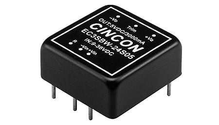 Convertisseur DC/DC 15W, entrée 9...36V, sortie +/-5V / +/-1.5A