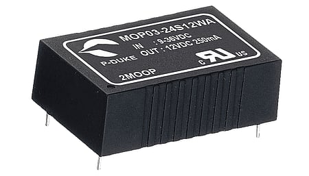 3W medical DC/DC converter, input 36...75V, output 5V/0.6A