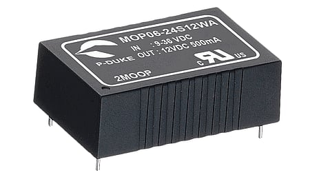 5.9W medical DC/DC converter, input 4.5...9V, output 3.3V/1.8A