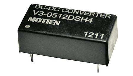 2W DC/DC-Wandler, Eingang 24V, Ausgang +/-12V / +/-0.083A