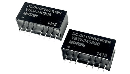 6W Convertisseur DC/DC, entrée 18...75V, sortie 15V/0.4A