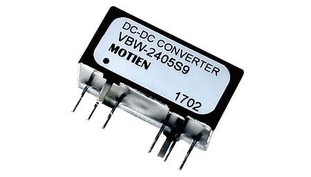 6.6W DC/DC converter, input 9...36V, output 3.3V/2A