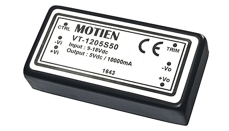 50W Convertisseur DC/DC, entrée 9...18V, sortie 5V/10A