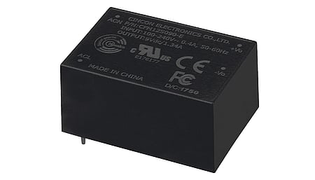 12W AC/DC Netzteil, Leiterplattenmontage, 15V/0.8A