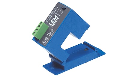 DC current transformer 50A, 75A, 100A / hinged / DIN rail adapter optional