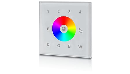 RF kapazitives Touch Panel AC, RGBW, Wandmontage