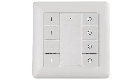 DALI2 zertifizierter Wandschalter mit 8 Push Tasten