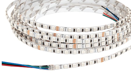 Flexibler RGB LED Streifen / 9W / RGB / 5m