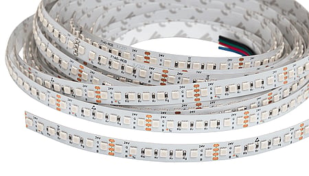 Flexibler RGB LED Streifen / 22W / RGB / 15m