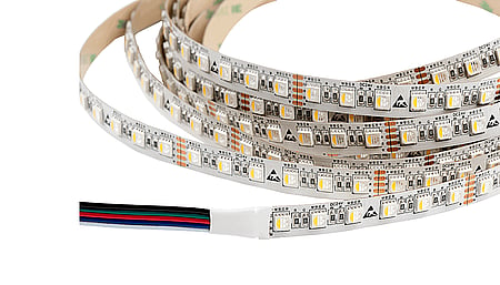Flexibler RGBW LED Streifen / 20W / RGB+6000-6500K / 15m