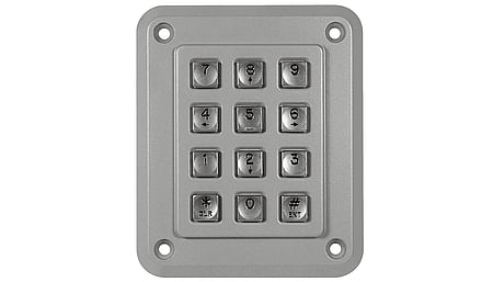 Clavier avec boîtier métallique, 12 touches, disposition calculatrice