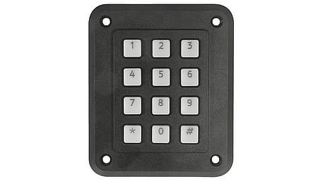 Clavier avec boîtier plastique, 12 touches, disposition téléphone, IP65