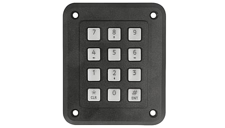 Clavier avec boîtier plastique, 12 touches, disposition calculatrice