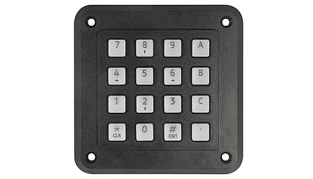 Clavier avec boîtier plastique, 16 touches, disposition calculatrice