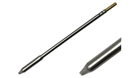 High-performance soldering cartridge, chisel (W x L) 2.5 x 8.0 mm, 900 series