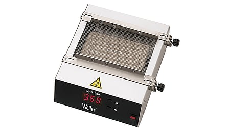 WHP 200 - Vorheizplatte 200 W, 230 V, 120 x 60 mm mit Easy Fix Leiterplattenhalter