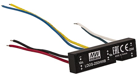 DC/DC constant current LED driver 350mA / 2...45Vdc, 3in1 dimming
