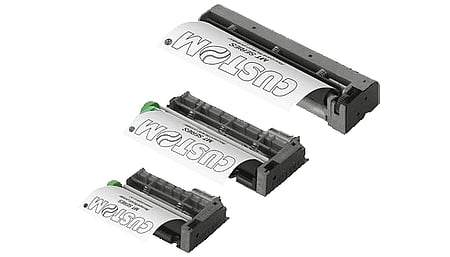 Thermodruckwerk 60mm, 8 dots/mm, 24V, Fronteinzug