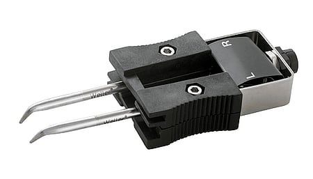 RTW 2 MS 45°, Paire de pannes à souder ajustées Forme du pic 0,7 x 0,4 mm