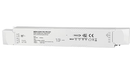 100W DALI2 DT8, Tunable white, 24Vdc Konstantspannung LED Treiber