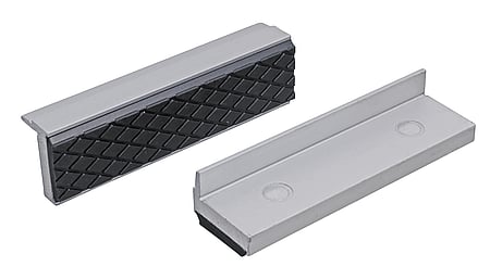 Schonbacken Alu/Gummi 100mm, mit Magnet (Paar)