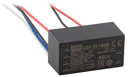 DC/DC Step Up LED driver 500mA / 12.5 - 50Vdc