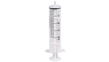 Spritze, Leerspitze, 20ml, aufgedruckte Skala, (VE=10Stk.)