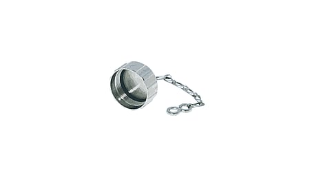 M16 Schutzkappe aus Messing mit Kette 70 mm 7.010.9S0.704