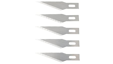 XNB103 Blade, fine, pointed, 5 pieces