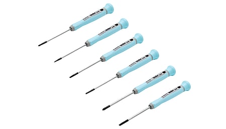 XP600 - 6-piece ESD-safe Phillips®/slotted precision screwdriver set