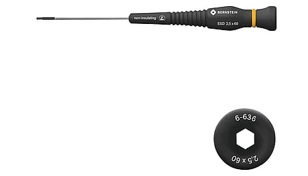 ESD pin wrench hexagon 2.5 mm