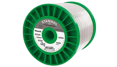 Lötdraht massiv, Sn96,5Ag3Cu0,5 - TSC305, 3 mm, 4000g