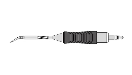 RTMS 004 C X MS Lötspitze konisch gebogen D0.4
