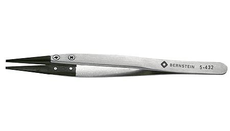ESD Pinzette mit auswechselbaren Spitzen 2,0mm breit, leitend
