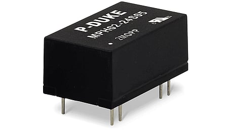 2W medizinischer DC/DC-Wandler, Eingang 9...18V, Ausgang +5V / +0.4A