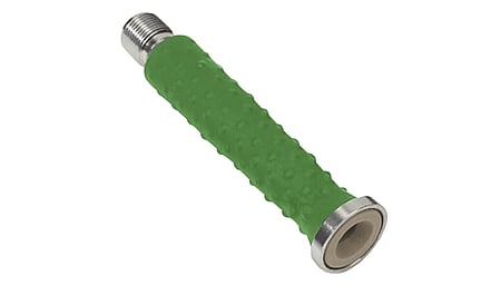 Handle for Advanced soldering pen with green knobbed structure - handle sleeve