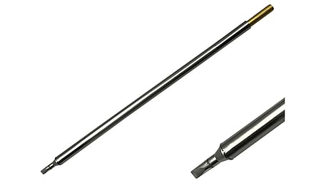 STTC-136 - Soldering cartridge, chisel shape (ø x L) 2.5 x 9.9 mm, 700 series