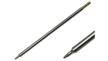 STTC-838 - Soldering cartridge chisel-shaped (ø x L) 1.4 x 9.9 mm, 800 series