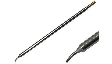 STTC-199 - Soldering cartridge chisel-shaped curved (ø x L) 1.5 x 11.9 mm, Series 700