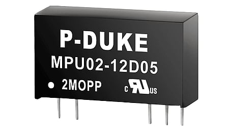 2W medical DC/DC converter, input 19.2..28.8V, output +/-15V / +/-0.67A