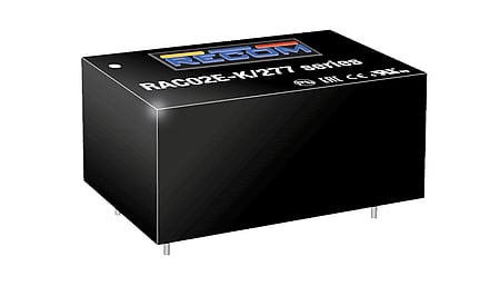 2W AC/DC power supply unit, PCB mounting, 24V/83mA