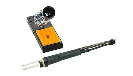 FE 75 soldering iron with safety rest