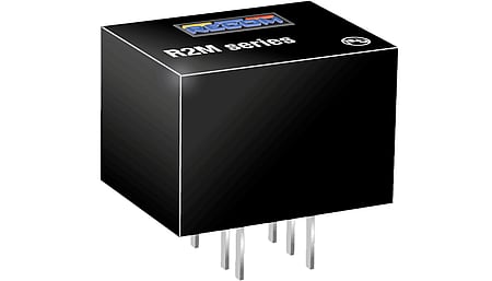 2W DC/DC converter, input 9...36V output 5V/400mA, THT