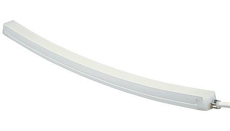 Flexibler IP67 Neon LED Streifen / Topview / 15W / 3000K / CRI >90 / 6.2m / Anschluss unten / Kabel 20m