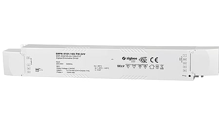 100W ZIGBEE 3.0, Tunable white, 24Vdc Konstantspannung LED Treiber