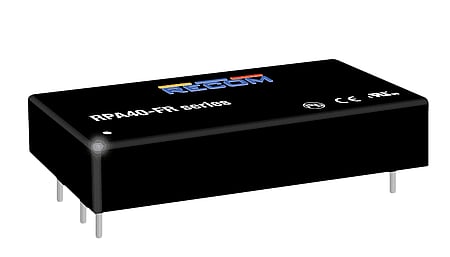 40W Convertisseurs DC/DC, entrée 36...160V sortie +/-15V / +/-1333mA, Railway